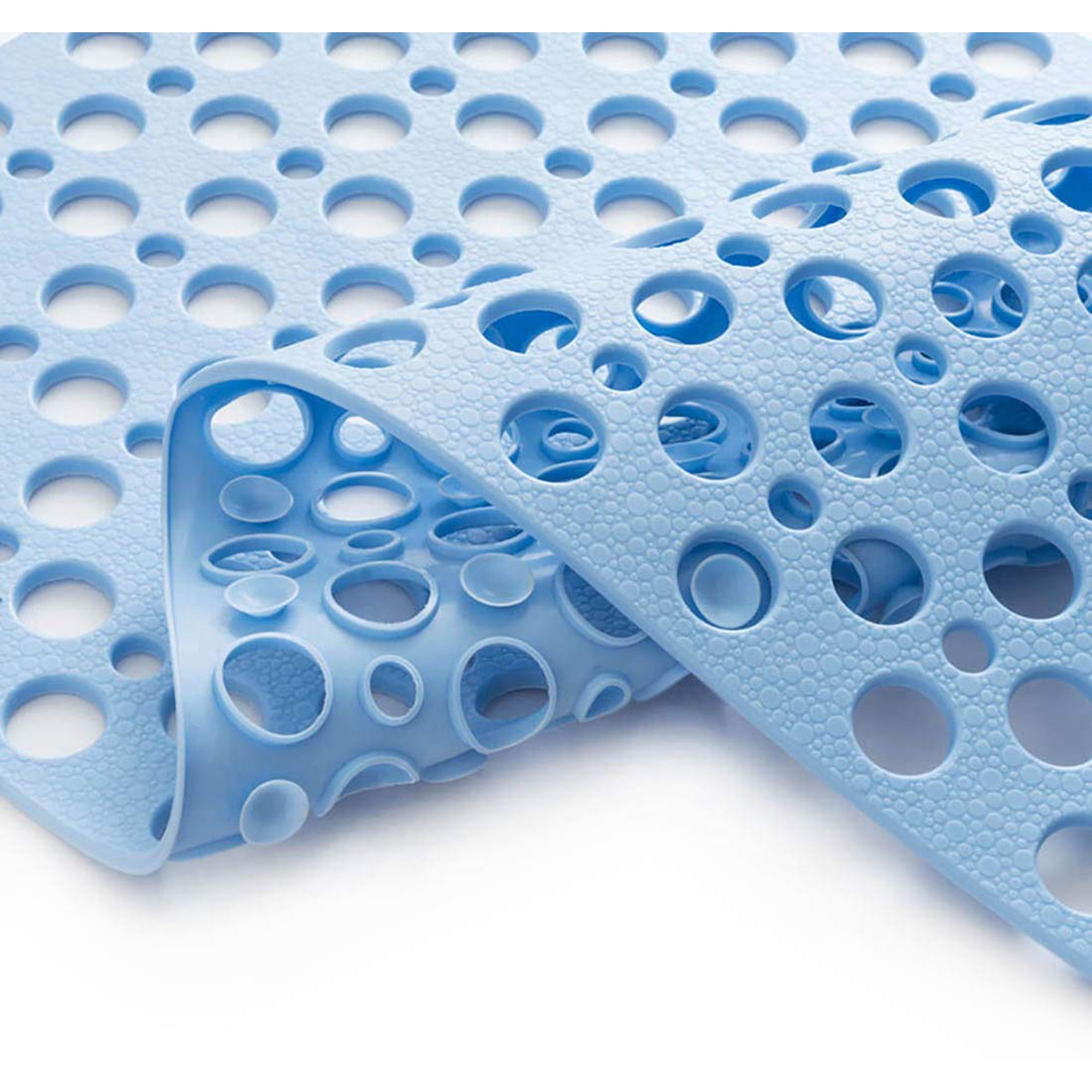Mantto - Alfombra De Baño Tpe Extrasuave Para Niños Color Azul 75 X 43 Cm