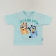 thumbnail image 1 of Polera Manga Corta Niña Celeste Bingo & Bluey, 1 of 4