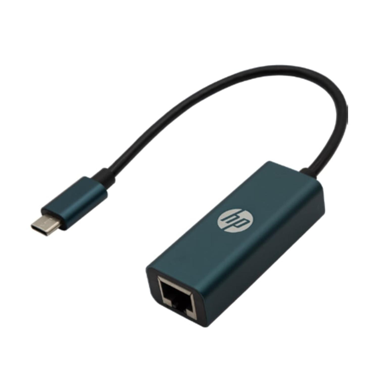 Hp - Adaptador De Red Rj45 Usb C Negro Ethernet