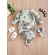 thumbnail image 2 of Baby Cute Cartoon Koala Long Sleeve Crew Neck Rompers, 2 of 5