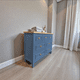 thumbnail image 2 of Cómoda 7 Cajones Mueble de Madera Nativa para Dormitorio - Azúl Marino - 120x40x90 cm, 2 of 3