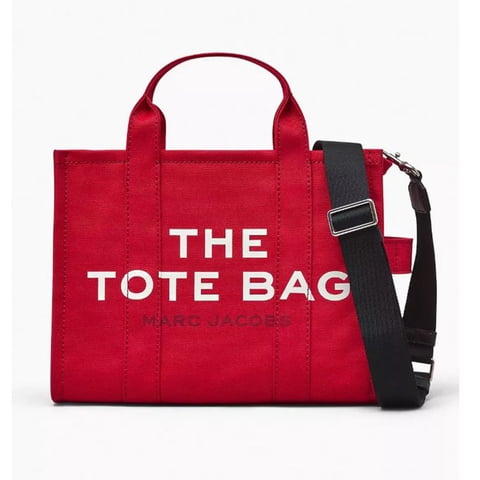 Cartera Marc Jacobs Womens The Woven Medium Tote Bag M0016161617 True Red