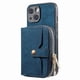 thumbnail image 4 of Funda Tipo Cartera con Correa Cruzada para iPhone 14 Protección Contra Golpes Azul, 4 of 6