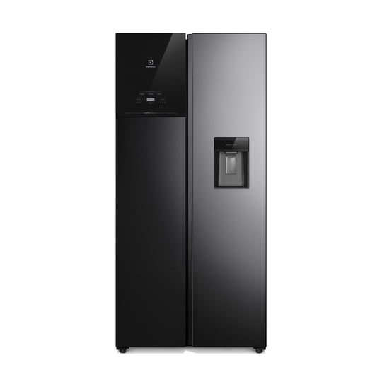 Electrolux - Refrigerador 467l No Frost Side By Side Inverter Es40wb Black