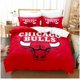 thumbnail image 1 of Basketball Chicago Bulls Black Quilt Duvet Cover Set Children Bedding3-Piece Bedding Set, 1 of 5