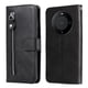 thumbnail image 1 of Funda con Cremallera para Huawei Mate 60 , Carcasa Cartera de Cuero PU con Soporte y Tarjetero, 1 of 6
