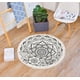 thumbnail image 1 of Alfombra de Lino Redonda, 1 of 1
