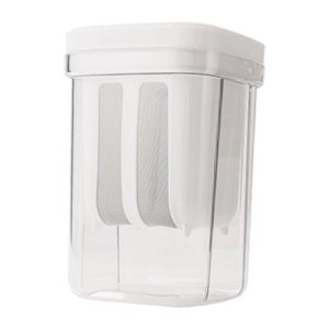 Magideal - Yogur Strainer Filtro Fino Colador De Yogur Recipiente Con Tapa Separador De Suero Reutilizable Material Pet Adecuado Para Cocina Doméstica Preparació 1300 Ml