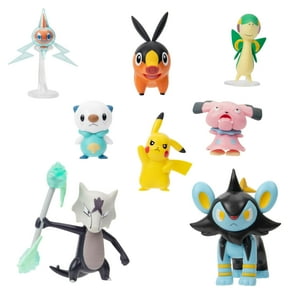 Paquete De Figuras Pokémon Battle 8 Con 6 X 5 Cm Y 2 X 7,5 Cm
