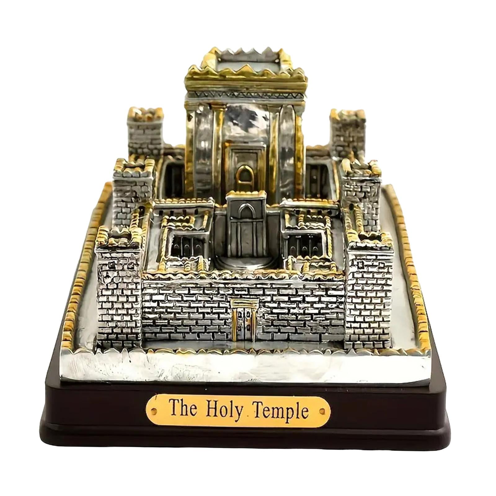 Bothyi - Adorno De Escritorio De La Estatua Del Templo Sagrado Para Centro De Mesa De Entrada De Estante