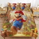 thumbnail image 1 of Super Mario 3-Piece Comforter Set for Bedroom Super Mario Bedding Set for Kids Adults Soft Microfiber Duvet Cover Set with Zipper Closure, 1 of 5