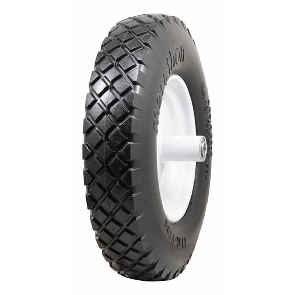 Tapón Wheelbarrow Tire Marathon de 8 x 15,5 cm, poliuretano, 227 kg