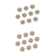 thumbnail image 1 of Botones cristalinos de los embellecimientos del copo de nieve de la perla 20pcs para los artes de Scrapbooking, 1 of 2