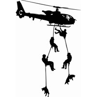 Rienda Libre Graphics - Decomural Army Soldiers Helicopter Ws-51007