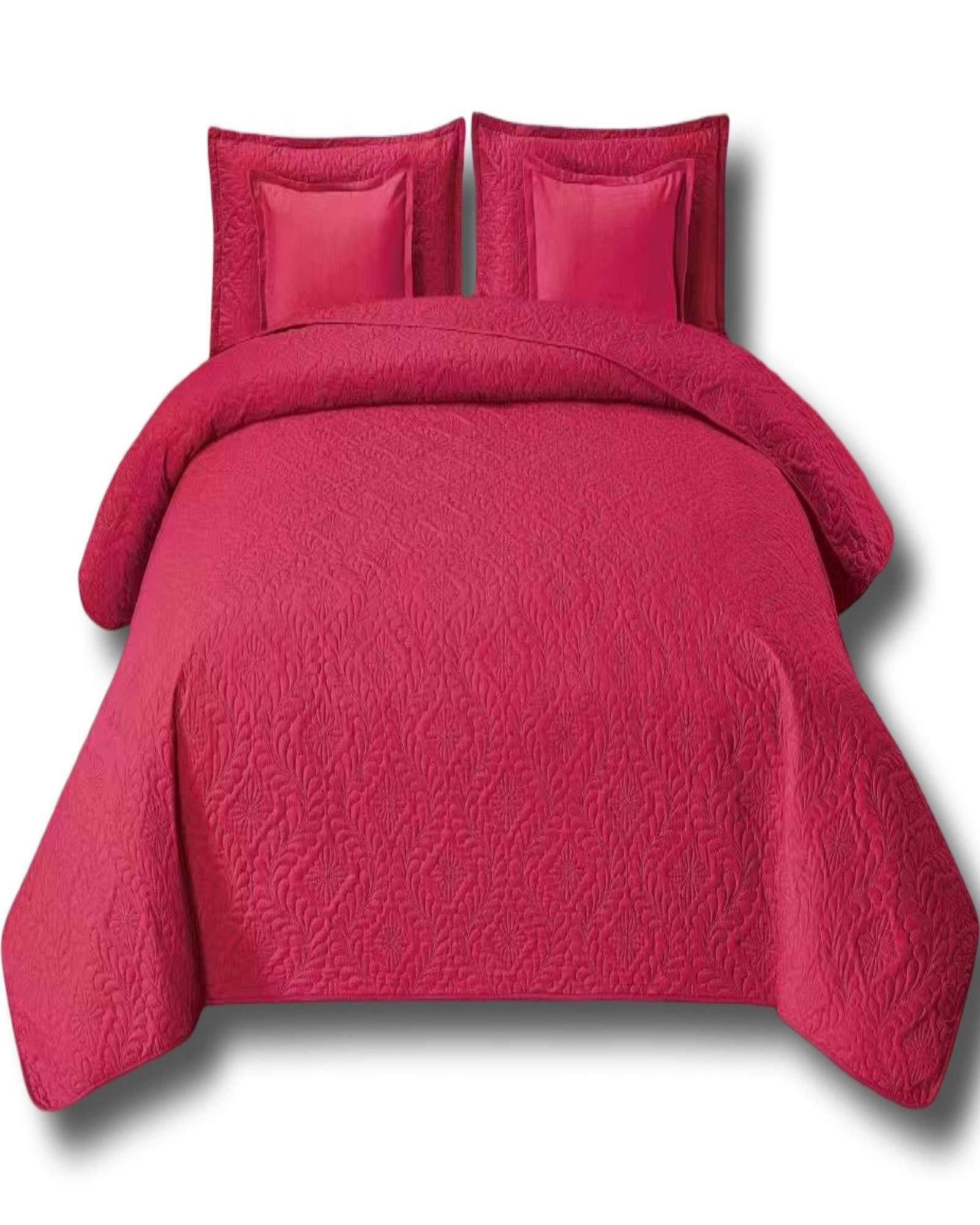 Alonso - Cubrecama 9 Piezas 2 Plazas Quilt Mas Sabanas Mas Cortina De Tela