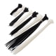 thumbnail image 4 of Pack 50 Amarras Plasticas 20 Cm Para Amarrar Cables Mallas Rejas De Hojas Trillaje Color Negro, 4 of 11
