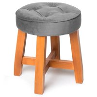 Barra Design - Pouf Puff Spring Felpa Gris