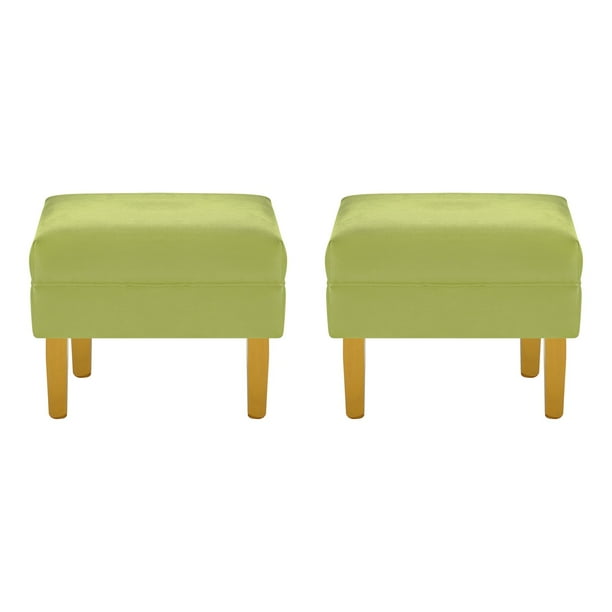 Set Pouf Sky 1c Felpa 01 Pistacho