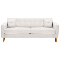 Bodevir - Sofa New Retro 3Cg Felpa 04 Crudo