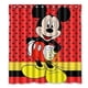 thumbnail image 1 of Cortina de ducha con diseño de Mickey Mouse, juego de cortinas de baño con ganchos, tamaño 66 x 72 pulgadas, 1 of 3