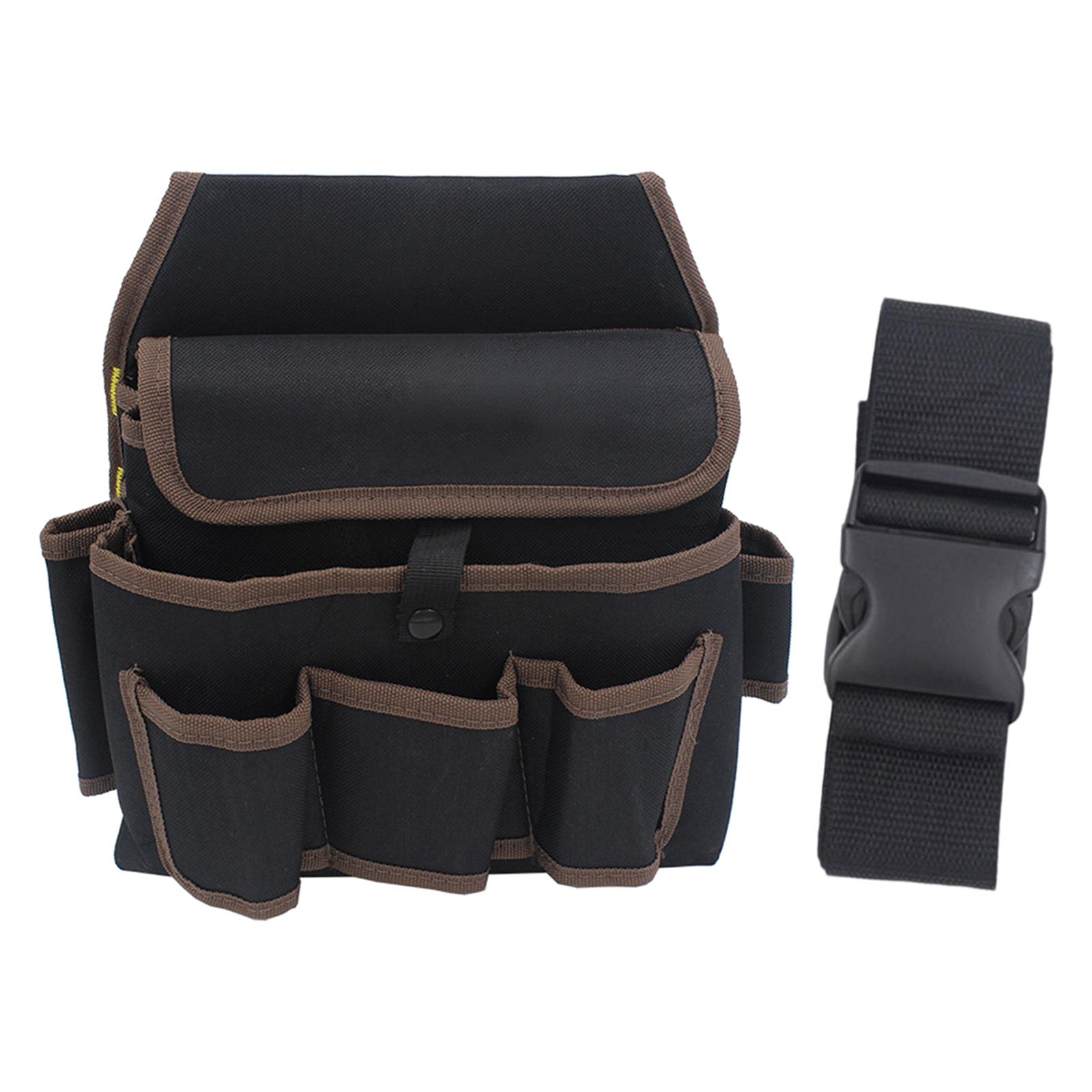 Magideal - Bolsa De Almacenamiento Para Cinturón De Herramientas De Electricista, Destornillador Impermeable Para Café De Jardinero , Nuevo Café De Tela Oxford