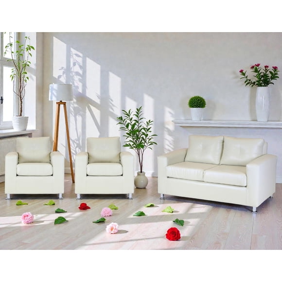 Living Asiria 211 - Cuero Sintetico Pu Beige