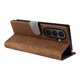 thumbnail image 2 of Funda Billetera para Samsung Galaxy Z Fold 7 con Soporte - Cartera de Cuero con Ranuras Marrón, 2 of 5