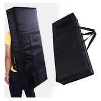 Genérica - Funda Acolchada Musical Teclado 61 Teclas Bolso Impermeable Negro