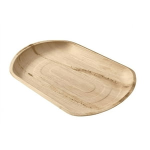 Ecosoulife - Set De 3 Bandejas Ecológicas De Hoja De Palma