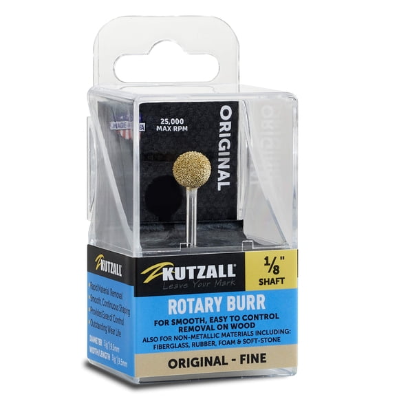 Rotary Burr Kutzall Original Sphere tallado en madera fina