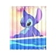 thumbnail image 1 of Cortina de ducha de Lilo y Stitch, juego de cortina de baño con ganchos, tamaño 60 x 72 pulgadas, 1 of 3