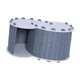 thumbnail image 1 of Cama Túnel Para Gatos, Transpirable, Con Cubierta Extraíble, Cueva Para Gatos Con 2 Agujeros, Color Gris Oscuro, 1 of 5