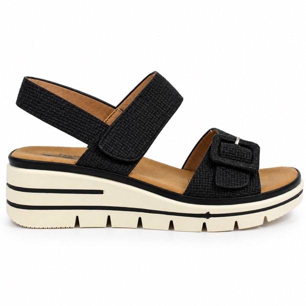Sandalia de Mujer Verano Plataforma con Velcro 0501