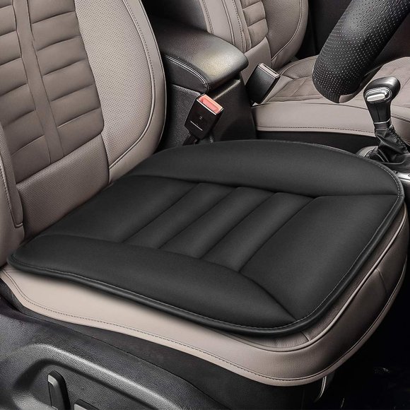 Cojín de asiento de coche Tsumbay Memory Foam Universal Black