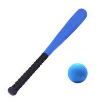 Magideal - Bate De Béisbol Espuma Infantil Set De Palo De Béisbol Pelota De Espuma Y Equipo De Juego Material Eva Pvc Adecuado Para Entrenamiento Niños Práctica Azul