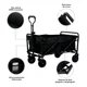 thumbnail image 3 of Carrito Para Compras Plegable Ideal Para El Camping Negro Negro, 3 of 3