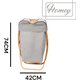 thumbnail image 2 of Canasto ropa con estructura madera plegable, 2 of 3