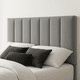 thumbnail image 3 of Respaldo De Cama 1.5 Plazas Gris Claro Turin, 3 of 3