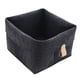 thumbnail image 1 of Cesta de almacenamiento Libros Juguetes Frutas Ropa Misceláneas Maquillaje Pañales Organizador Caja Contenedor para cocina, porche, despensa, sala de Negro, 1 of 5
