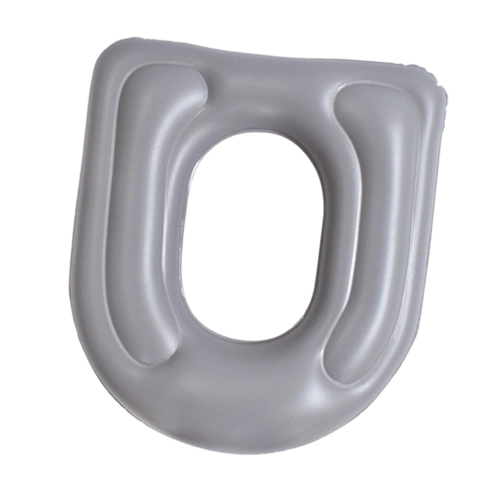 Bothyi - Cojín De Inodoro Inflable, Cojín De Apoyo Para Viajes, Hogar, Ancianos, Gris