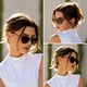 thumbnail image 5 of Gafas de sol WearMe Pro para mujer, redondas, polarizadas, con protección UV400, 5 of 7