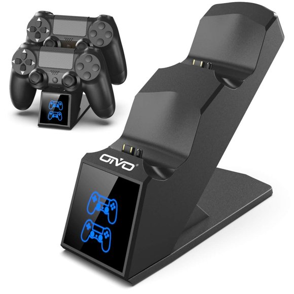 Cargador de controlador PS4 OIVO Estación de carga USB