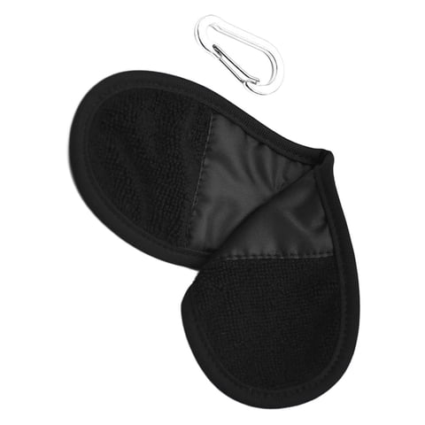 Ioensy - Toalla De Golf Con Clip, Accesorio Portátil Para Pelotas De Golf, Toalla Limpiadora Para Pelotas De Golf