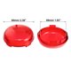 thumbnail image 3 of 4 piezas Cubiertas de Lente de Luz de Señal de Giro Roja para Motocicleta Delantera Trasera para Harley Dyna Street Glide Softail Road King Springer, 3 of 6