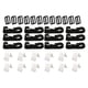 thumbnail image 5 of Kit de fijación de rodillos de cubierta solar, correa de nailon resistente al desgaste, correas y clips de cubierta de rodillo fáciles de instalar par 12 juegos, 5 of 5