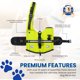 thumbnail image 4 of Chaleco de natación para perros Dog Life Jacket Paws Aboard, amarillo neón, 4 of 7