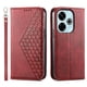 thumbnail image 1 of Funda Flip FOXDOCK para Xiaomi Redmi Note 13R 5G , Estilo Billetera con Diseño Rombo, Correa de Mano y Soporte, Uso Diario, 1 of 6