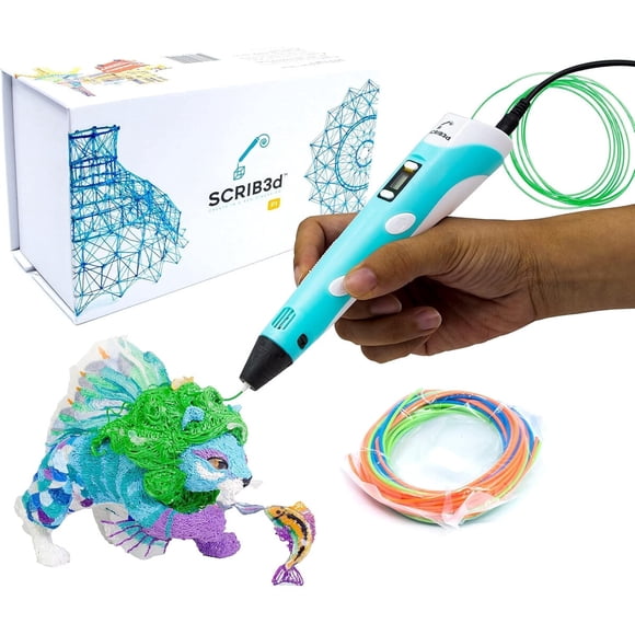 Lápiz 3D SCRIB3D P1 Pantalla Velocidad Ajustable PLA ABS
