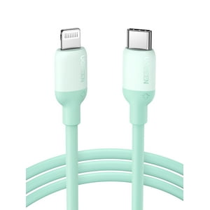 Ugreen - Cable Usb-C A Lightning (Iphone) 1Mt Modelo Us387 Certificado Verde Agua