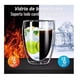 thumbnail image 3 of Taza De Vidrio Doble Pared Café Té 350 Ml Cappuchino, 3 of 4
